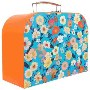 Сумки для хранения сумки для макияжа коробка картон подарок чемодан винтажный домашний декор гнездовывающие багажные коробки
