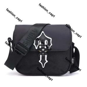 Trapstar Männer Crossbody Bag Luxus Messager Taschen Designer Nylon Umhängetaschen lässig Outdoor Trendy Umhängetasche Schwarze Geldbörse Cross Body Bag Canvas Trap Stars Bags 420