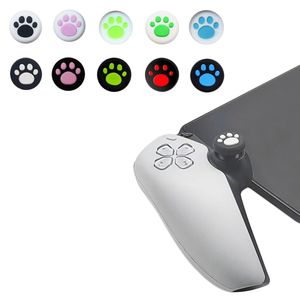 PS Portal Silicone Cute Cat Paw Claw Thumb Stick Grip Joystick Cover för PlayStation Portal Remote Player Thumbstick Cap DHL FedEx Ups Gratis frakt