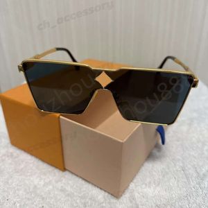 luxury designer louiseities Sunglasses Flower Lens men Sunglasses with real Letter Sun Glasses Unisex Traveling louisvuiotton Sunglases Black Grey with box 242