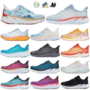 Löpare casual skor boondi 8 hs cliftoon 8 9 trippelvit carboon x2 oon moln blommor gratis människor mesh mens tränare kvinnor fashioon sport sneakers storlek 36-47