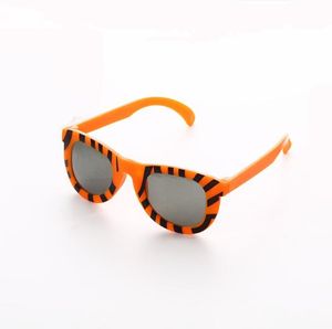 Модный леопард милый детский мальчик девочка солнцезащитные очки винтажные дети круглые солнцезащитные очки защита пляжа на открытом воздухе одежда