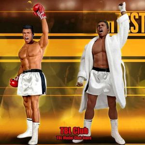 Action Toy Figures IQLS01D 1/6 scale male soldier American boxer white robe shorts hand shaped full set of 12 inch action pattern doll S2451536