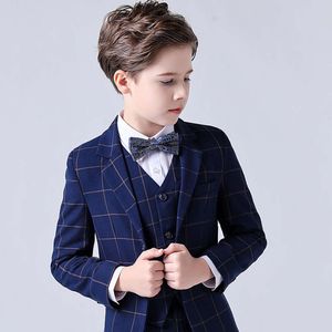 Big Boys Ball Gowns For Graduation Baby Boy Birthday Formal Photography Suit Kids Blazer Dress Children Party Prom Clthing Set