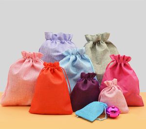 Sacchetti regalo per borse in cotone in cotone piccolo pacchetto di maniche per asciuga di gioielli fai -da -te confezione da casa 5763240