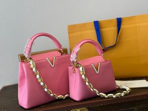 Designer bags Handle Women Designer Shoulder Bags Capucines BB Totes Crossbody Bag Aurillon Leather Handbags Woman Mid Size Purses Handbag