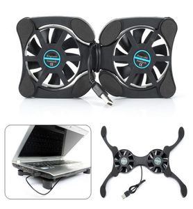 Rotatable USB Fan Cooling Pad 2 Fans Cooler Notebook Computer Stand for 1017 Laptop Peripherals XNC9984248