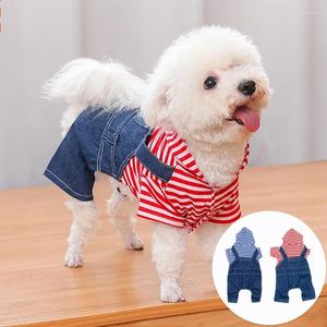 Dog Apparel Pet Clothes Small Dress Cute Denim Skirt Comfortable Soft Tractable Coat Fashion Pretty Vest Chihuahua Yorkshire