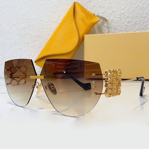 Fashiona Erkekler ve Kadınlar İçin Çerçevesiz Güneş Gözlüğü Lüks Büyük Boy Çerçeve Gözlükleri Orijinal Kutu ile Yüksek Kaliteli Açık Güneşlik