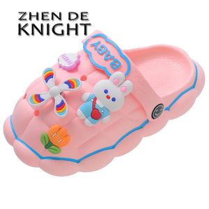 夏のかわいい弓の飾り子供のサンダル05幼児の女の子スリッパnonslip Prewalker Flip Flops Kids Shoes 240515