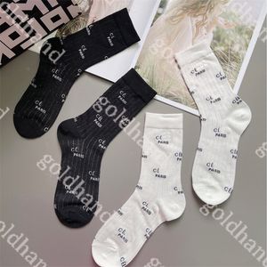 Modemärke Kvinnors socka strumpor Luxury Bomull Handla sockdesigner Summer Sport Socks