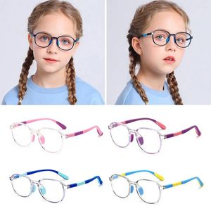 Солнцезащитные очки голубые луч, блокирующие анти-голубые светильники, сверхлетная защита глаз, детские очки TR90 милые компьютерные очки