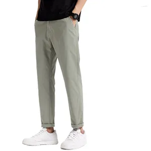 Męskie spodnie lekkie proste nogi dla mężczyzn idealne letnie odzież
