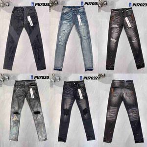 Dżinsowe spodnie dżinsowe wysokiej jakości proste męskie projektant dżinsów design retro streetwear swobodny dresowe spodnie chude spodni fj3c