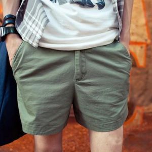 Homem calças curtas não com bolsos shorts de algodão para homens elástica elástica 3 quartos de gelo luxo de luxo fino em estilo coreano casual 240506