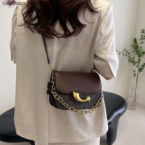 Womens Bag 2024 New Trendy and High-end Fashion Chain Single Shoulder Crossbody Bag Autumn and Winter Internet Famous Small Square Bag26YH