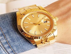 Top Quality Gold Mens Watch Datejust No Fade Stainless Steel Men Automatic Movement SelfWinding Orignal Clasp Designers Wacthes4286050