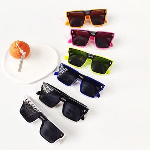 trendy street snap boys girls sunglasses Large square frame sunglasses child beach sunglasses