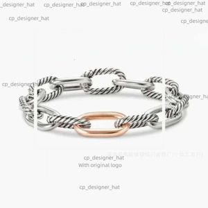 Dy Desginer David Yurma Braccialetti Bracciale di gioielli semplici ed eleganti popolare anello di corda contorto intrecciato David Bracciale di alta qualità Fashion Luxury Wedding Gift F046