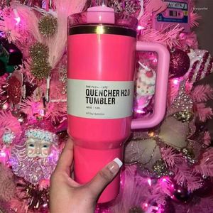 Le tazze vendono bene 1: 1 uguale in stock flamingo rosa anguria rossa 1,8 libbre quencher moderna h2.0 flowstate 40 oz bicchiere -