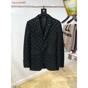 New Designers Letter Printing Mens Blazers Cotton Linen Fashion Coat Designer Jackets Business Casual Slim Fit Formal Suit Blazer Men Suits Styles#A5