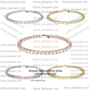 Swarovskis Bracciale Designer Gioielli di qualità originale Diamond Full Full Women Women con elementi cristallini e meticolosi 00ee