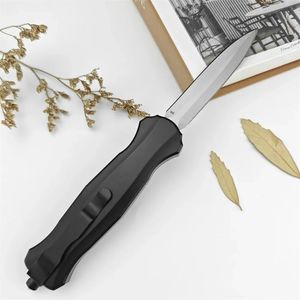 BM 3200 AUTO Folding Knife 440C Steel Blade Zinc Alloy Black Handle With Nylon Sheath Outdoor EDC Tool Hunting Camping Pocket Knife
