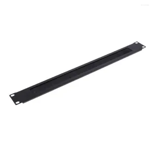 Кружки 1pcs 1u 19 -дюймовый монтаж стойки монтаж Blanking Plant Blank Swink Brush Panel Server Управление кабелями