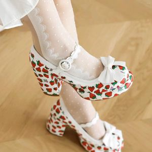 Dress Shoes IPPEUM Women Mary Janes Plus Size 43 Zapatos Mujer 2024 Tendencia Cosplay Block Heel Pumps High Heels