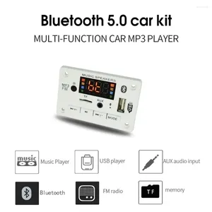MP3-плеерная плата MP3-плеера 5V 12V Bluetooth 5.0 Car FM Radio Module Support TF USB Aux
