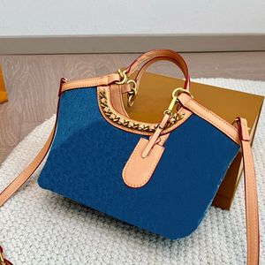 Denim Bag Vegetable Basket Tote Bag Luxury Handbag Women Fashion Clutch Totes Purse For Women Shoulder Bags High Quality Canvas Blue Handbags