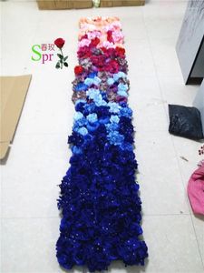 Декоративные цветы Spr 2 2,4 м Высококачественные 10 шт./Лоты свадебных украшений Фоновое искусственное цветочное фона стена