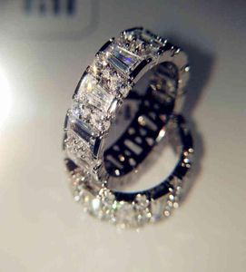 18K vit naturlig 5 karat moissanite smycken ädelsten bizuteria solid 18 k guld anillos de ring för kvinnor män tillbehör9025711