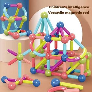 Magnetische Blöcke Verschiedene Bildungsmagnetalsen und Baby -Magnetbausteine zum Bau großer 3D -Spielzeug für Kinder WX