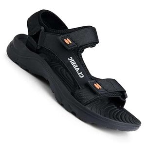 Sandálias de alta qualidade homens praia conforto sapatos casuais verão verão grande tamanho confortável romano 2464