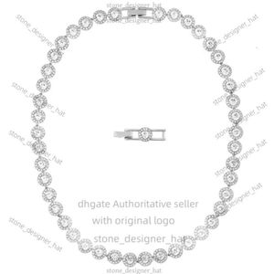 Swarovski Halskette Designerinnen Frauen Originalqualität Anhänger Halsketten Angelic Brilliant und modische volle Diamantkette für Frauen mit Elementen 2D47