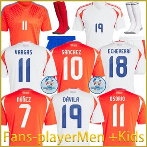 2024 Chileno Copa America Vidal Alexis Football Shirt Men Women Kids24 25 Chile Medel Valdes Mendez Suazo Ch.Aranguiz Brereton Diaz Aravenachil Soccer