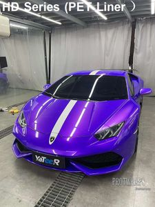 HD Explode Purple Gloss Vinyl Wrap Film con pellicola iniziale a bassa vite a bassa roba da auto adesiva 1.52x18m 5x59ft con fodera per animali domestici