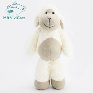 40 cm de ovelha alpaca boneca boneca fofa animal algodão macio de algodão recheado Childrens Toy Sleeping Partner Birthday Presente 240513