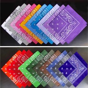 Bandanas Durag New Bohemian Print Bandana Paisley Pattern Hep Hop Kerchief Outdoor Uperied Usisex Happond WRS Pracelet J240516