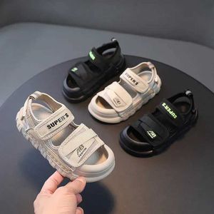 Sandals Boys Sandals Summer Kids Shoes Fashion Light Soft Flats Toddler Baby Girls Sandals Infant Casual Beach Children Shoes Outdoor Y2405154ZQM