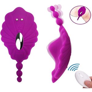 Tragable Slip Vibrator Clitoris Sex Toys für Frauen Fernbedienung G-Punkt-Stimulation wiederaufladbarer Vagina-Massagarme