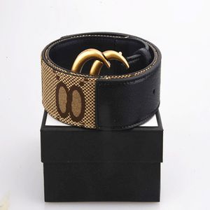 2022 Fashion buckle genuine leather belt Width 40mm 18 Styles Highly Quality with Box designer men women mens belts AAA208 182M