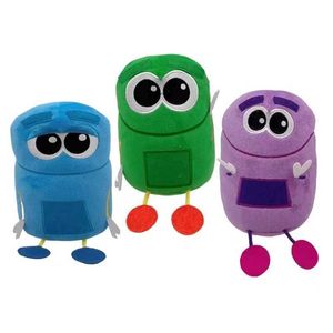 Stuffed Plush Animals Cute Story Robot Toys Cartoon Anime English Education Series Soft Kawaii Fill Childrens Doll Q240515