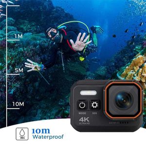 Sports Action Video Cameras New Ultrahigh Definition 4K Sports Camera Remote Control 2Inch Screen 1080p 60 fps Waterproof Helmet Go Pro Hero 5 CA J0520