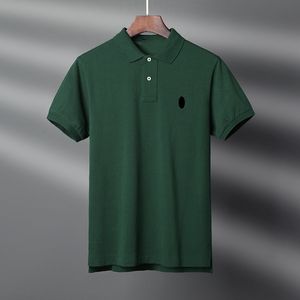 polo lapel mens polos with Designer shirt sleeve short Summer casual tee business Hip Hop clothing XS-2XL Top 597