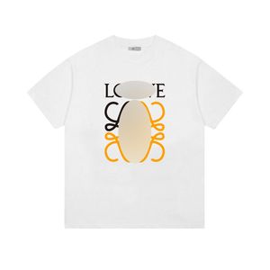 Xs-5xl eur size loe designer t skjortor kvinnor herr lyx designer t-shirts man t-shirt överdimensionerade lo skjortor kvinna lös passform tees kort ärm sommar tee kläder