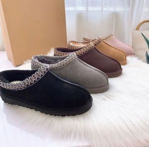 Ankle Winter Boot Designer Fur Snow Boots Tasman Slipper Flat Heel Fluffy Mules Real Leather Booties For Woman booties Women Shoes