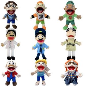 Fyllda plyschdjur Jeffy Puppet Doll Hand Muppet Cody Junior Joseph Chef Police Prince Mom och Dad Penelope Soft Toy Talk Show Party Props Childrens Gifts Q240515