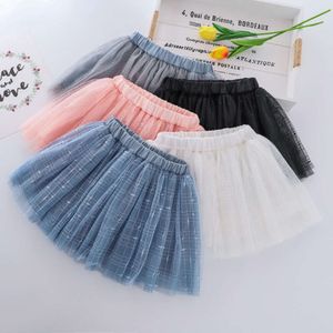 Summer Skirts Candy Color Tutu Kids Children Rainbow Skirt Lace Tulle Teenage Clothes For Girls 2-12 Years Old L2405